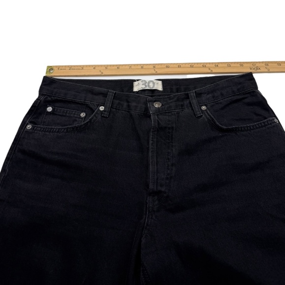 Free People Maggie Mid Rise Straight Leg Distressed Chewed Hem Jeans - Picture 8 of 12